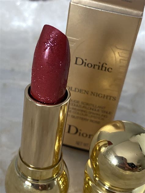 Dior Golden Nights Lipstick Glittery Rose 